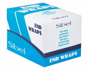 SIBEL End Wraps Blue Papierki Do Trwałej 1000 szt